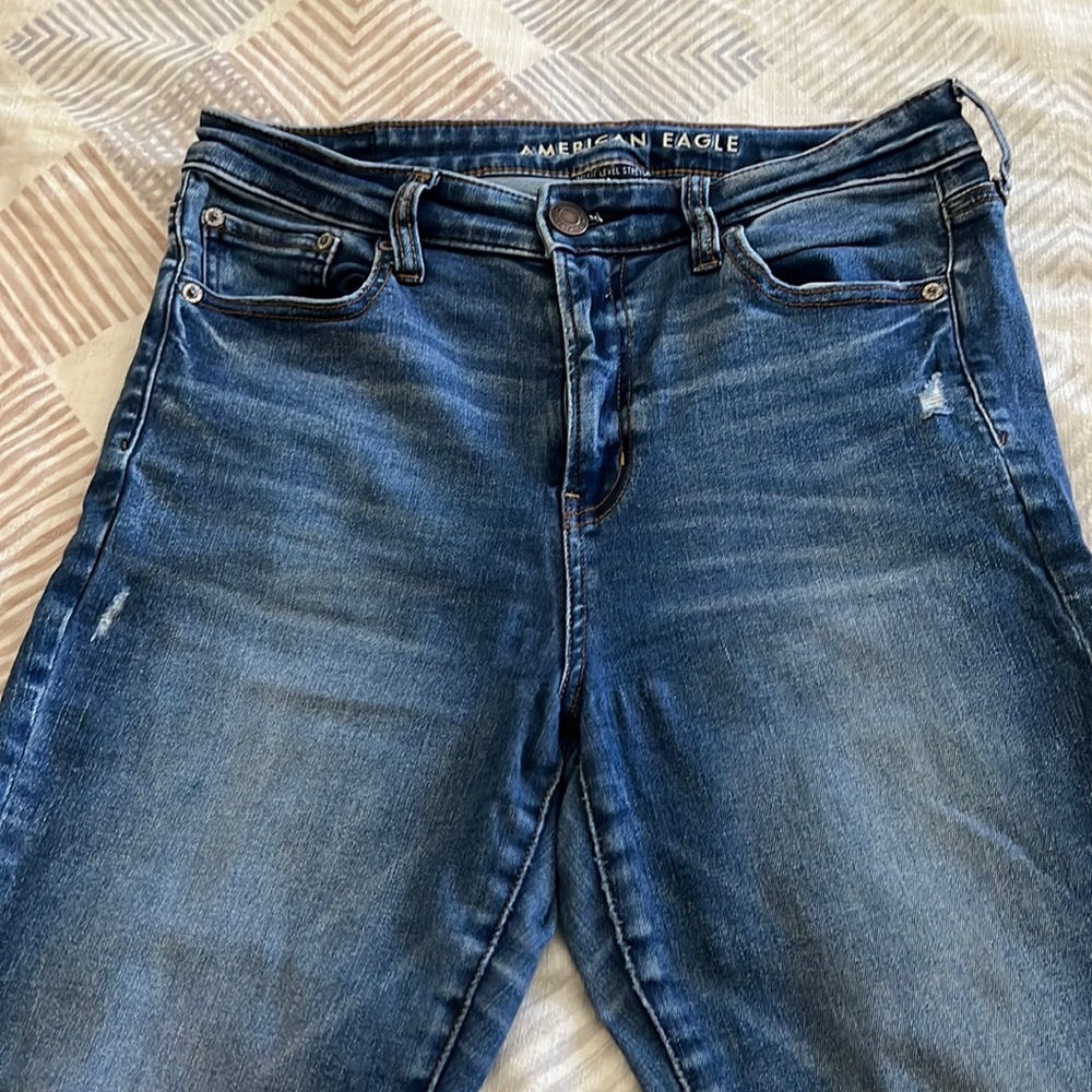 AE American Eagle high rise jegging jeans - 10 short